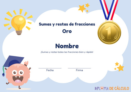 Diploma de oro de Diploma de Cálculo