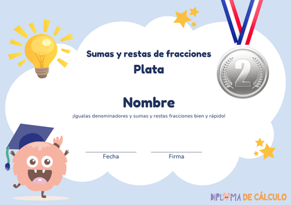 Diploma de plata de Diploma de Cálculo