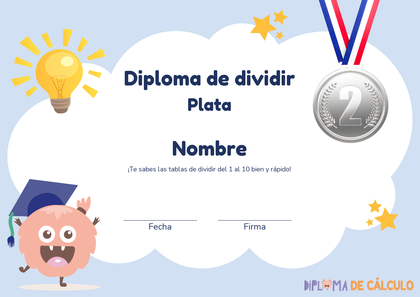 Diploma de plata de Diploma de Cálculo