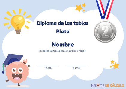 Diploma de plata de Diploma de Cálculo